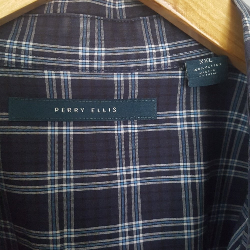 Perry Ellis Men's Button Up Shirt Size XXL - Picture 2 of 5